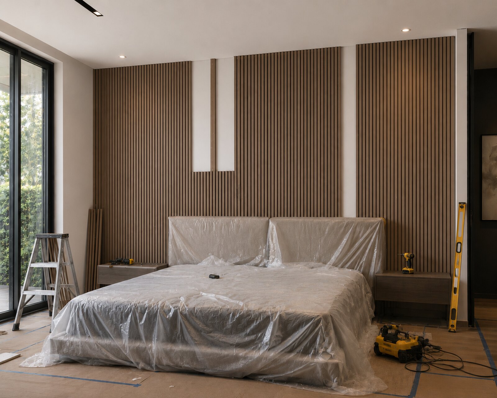 Bedroom before installation